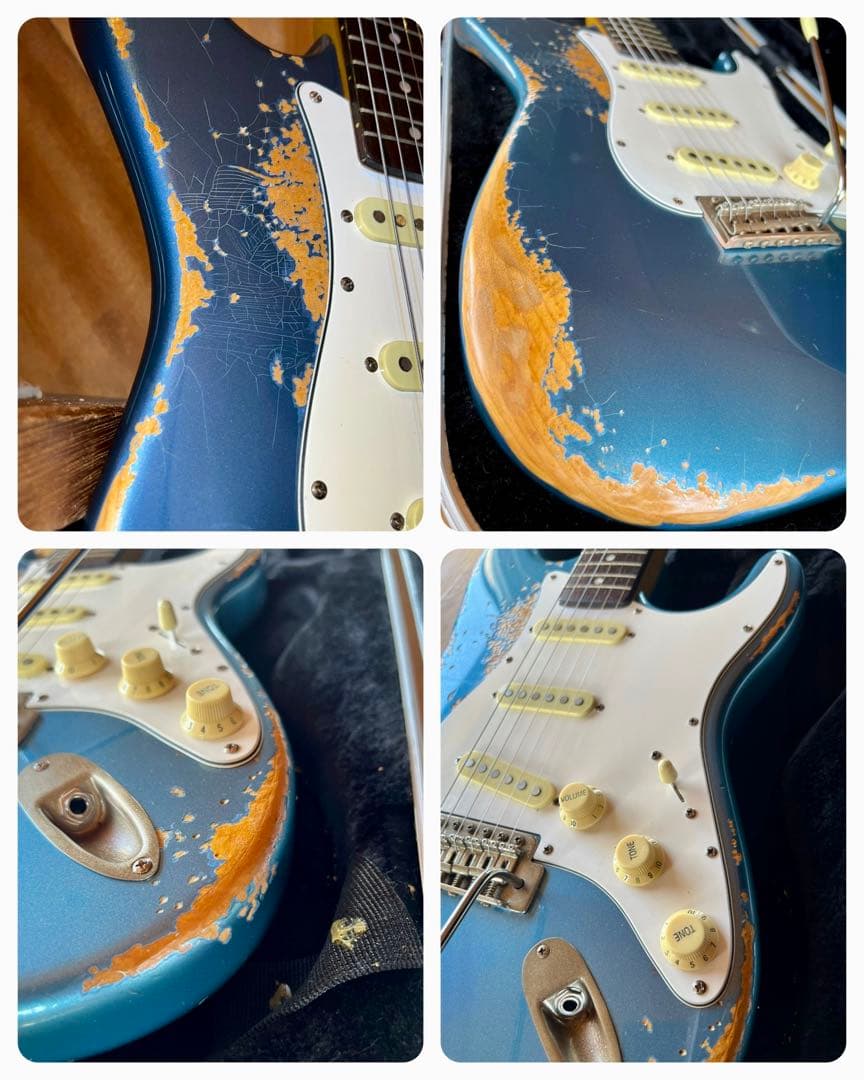 ハードレリック ‘62ストラトタイプアルダーボディ/アルニコPU / L.P.B