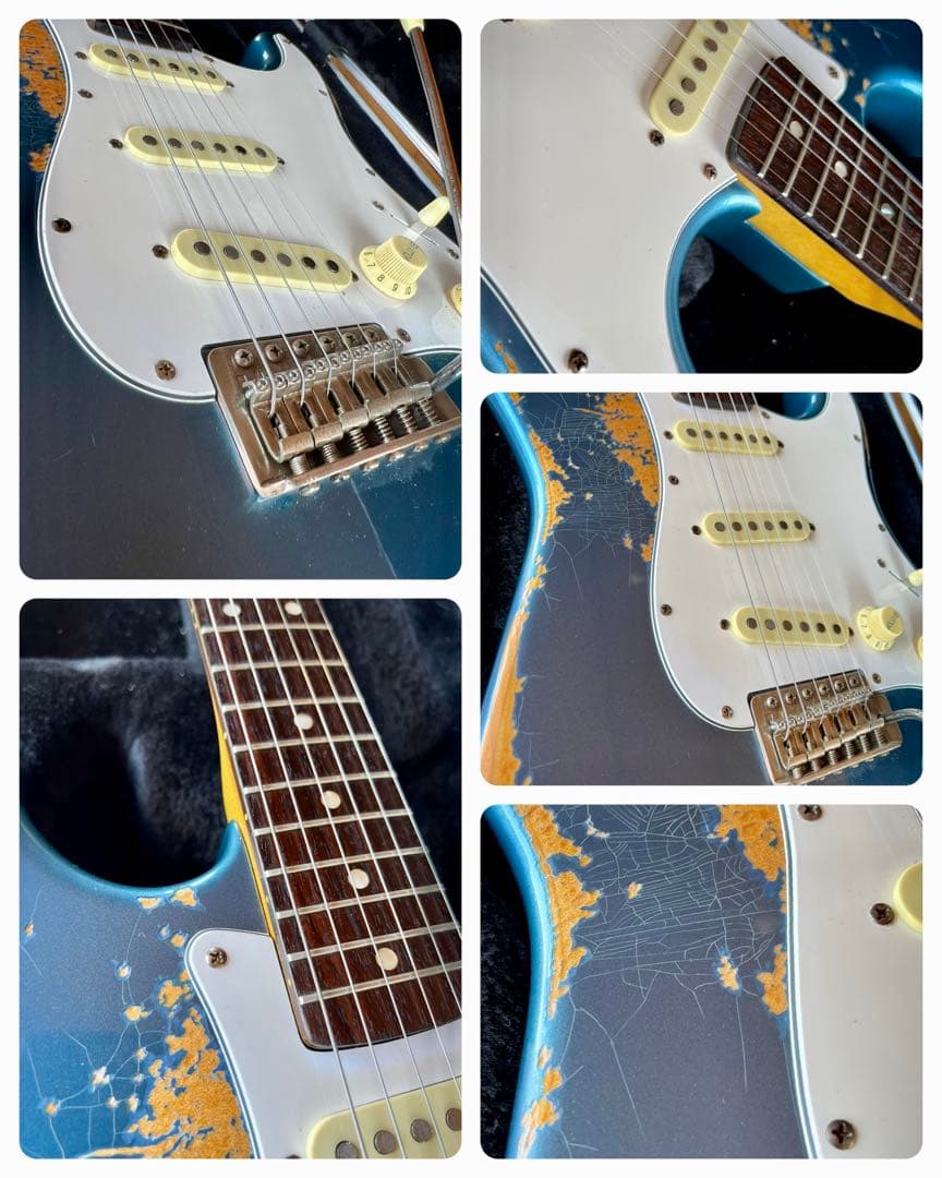 ハードレリック ‘62ストラトタイプアルダーボディ/アルニコPU / L.P.B