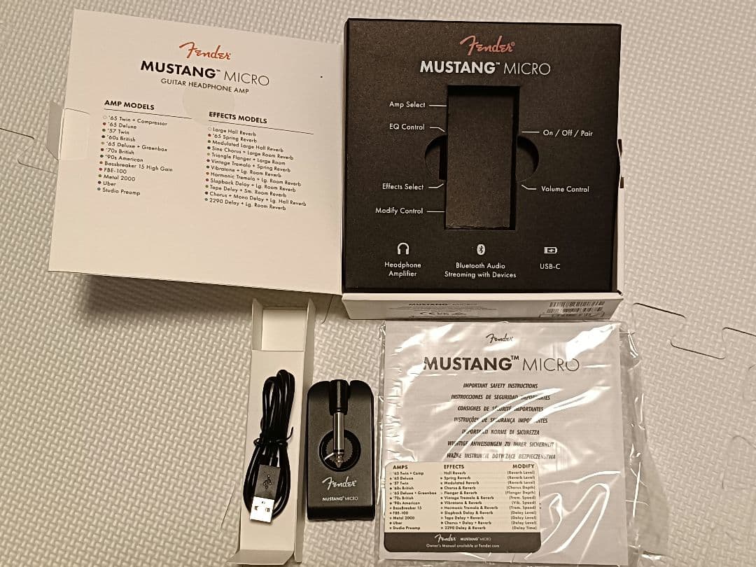 Fender Mustang Micro ヘッドフォンアンプ