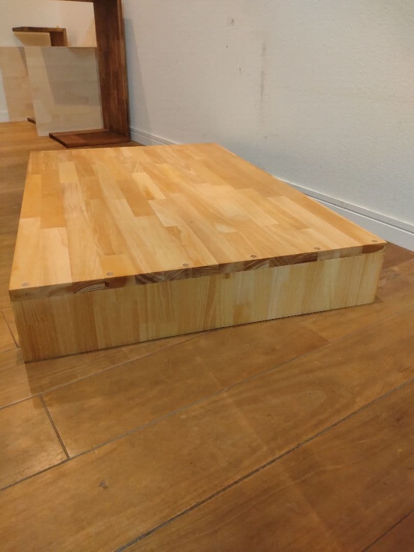 木製　ハンドメイド　オーダー　コの字　テレビ台　サイドテーブル　シェルフ　水槽台