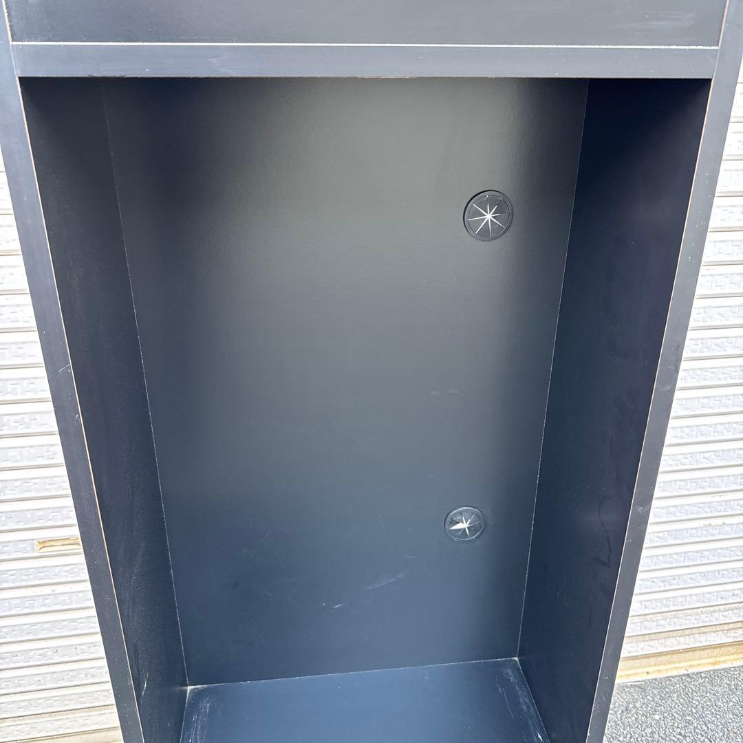 スロット実機スタンド ブラック 収納付 台