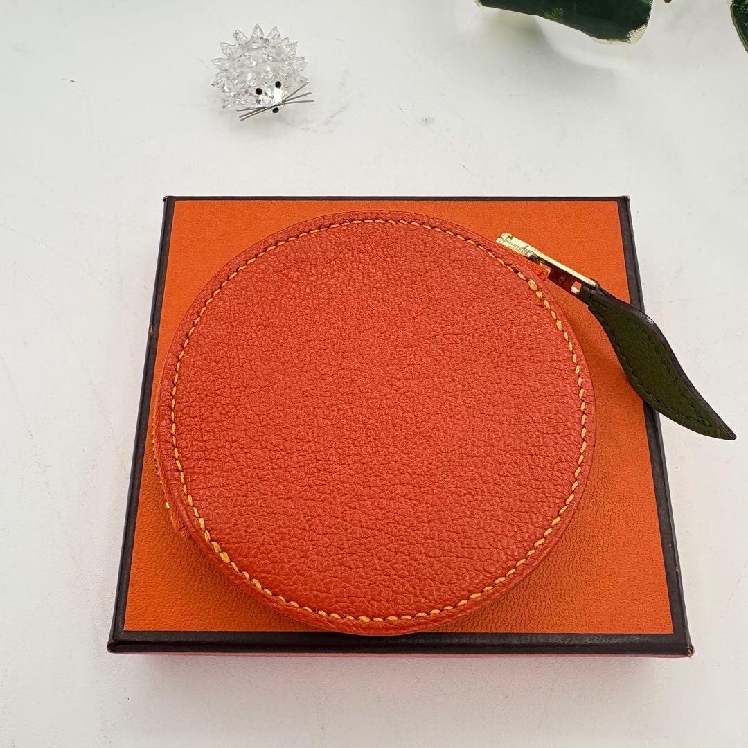 【guu様】エルメス　フルーツ ケース　オレンジ　G