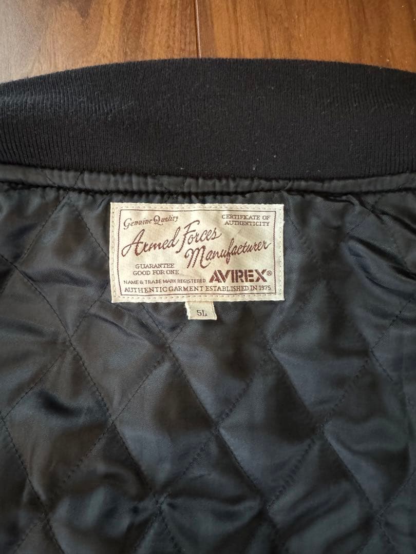 さとしa.k.aタロイモ 　AVIREX 5Lサイズ　革ジャン