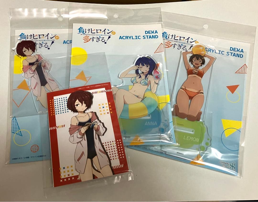 ■「負けヒロインが多すぎる！」グッズ7種類セット