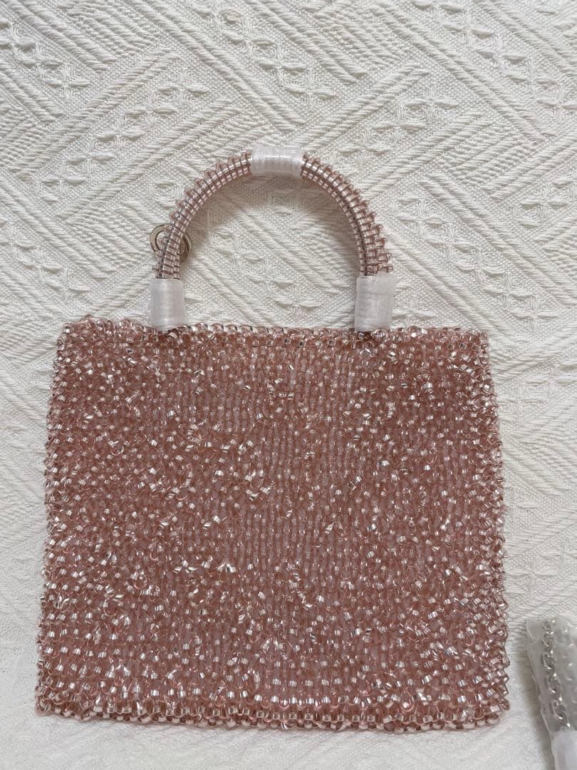 ワイヤーバッグ　パーティーバック　薄ピンク　即日匿名発送　ミニアトゥーラ