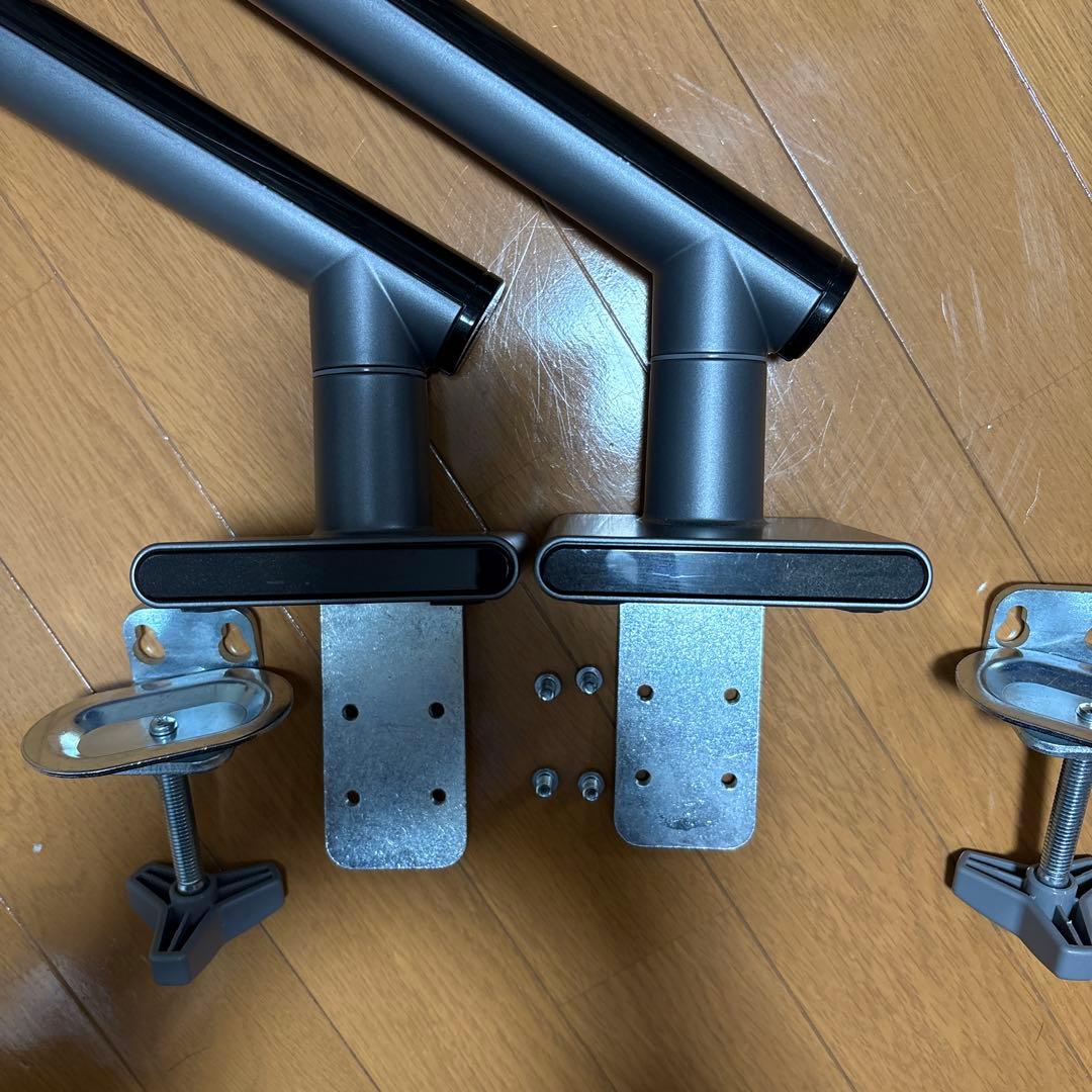 快適ワーク　モニターアームDA112（iggy）グレー