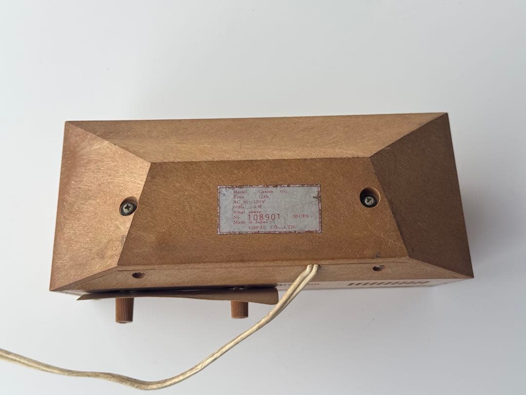 キャスロン602 デジタル時計　1970年代　パタパタ時計