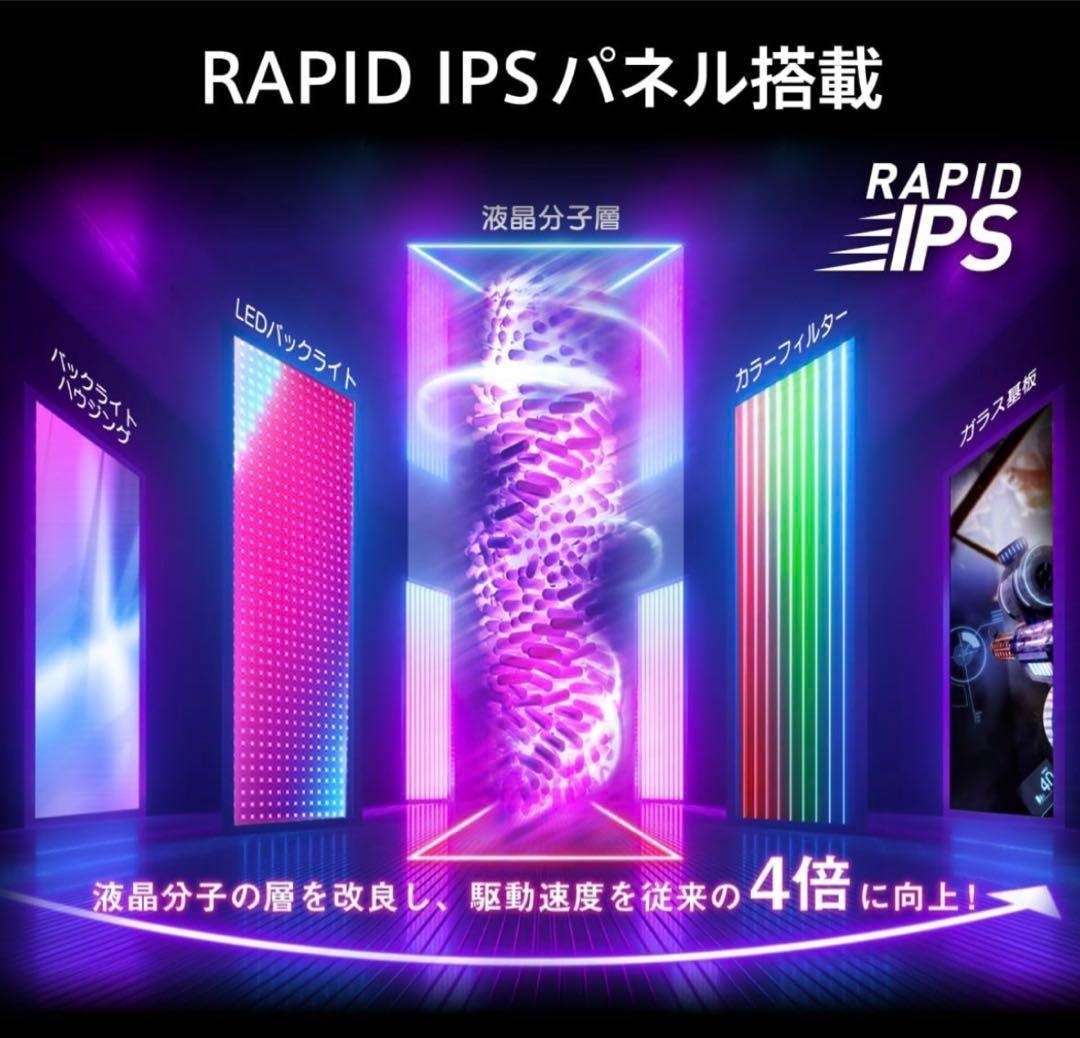 MSI G244F 23.8インチ FHDゲーミングモニター 脚ネジなし