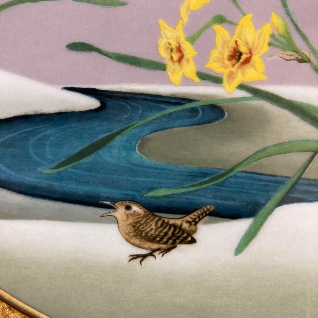 フランクリンポーセリン 花鳥十二か月 飾皿コレクション　野畑直子作　4枚欠品
