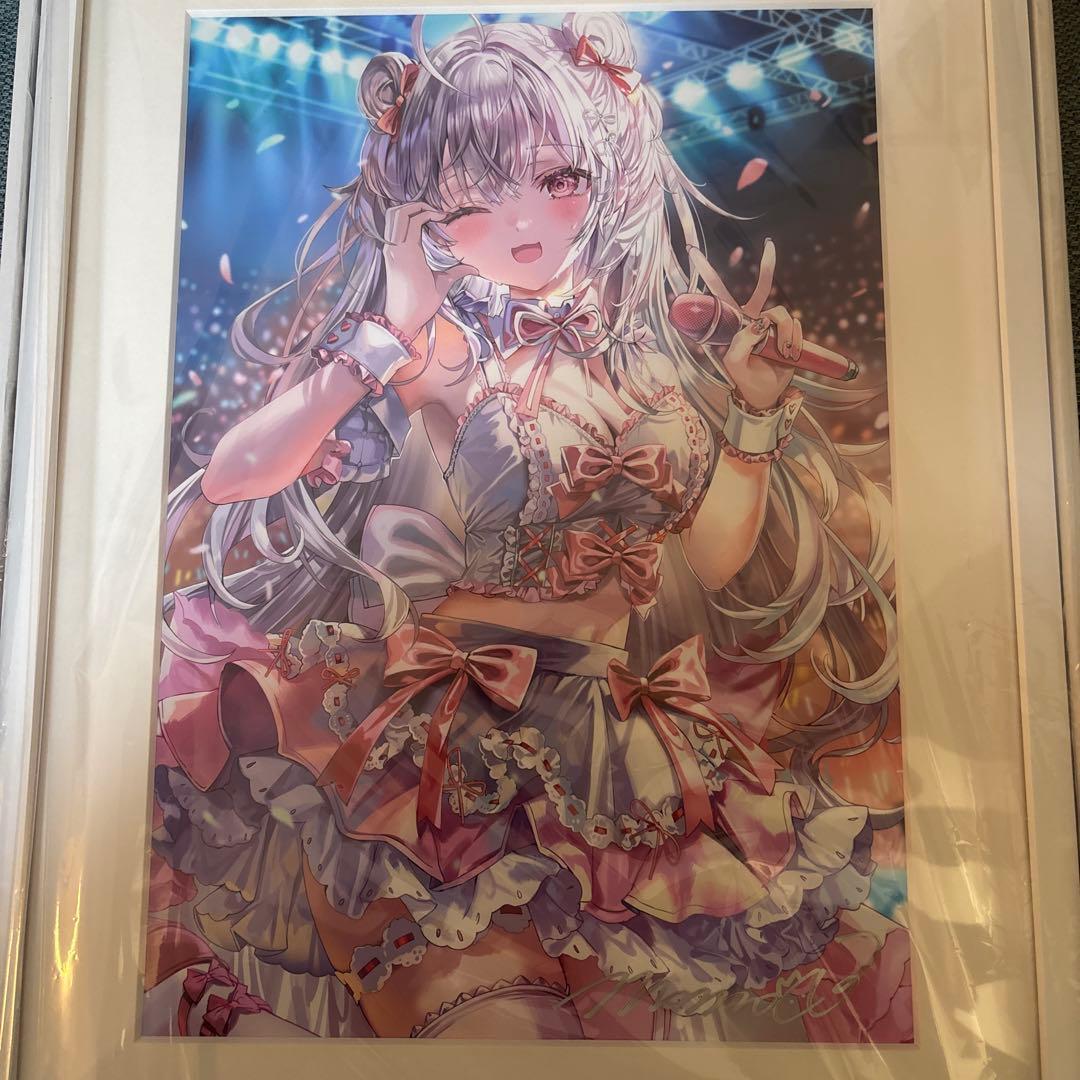 ももこ さしみねこ屋 複製原画 直筆サイン入り