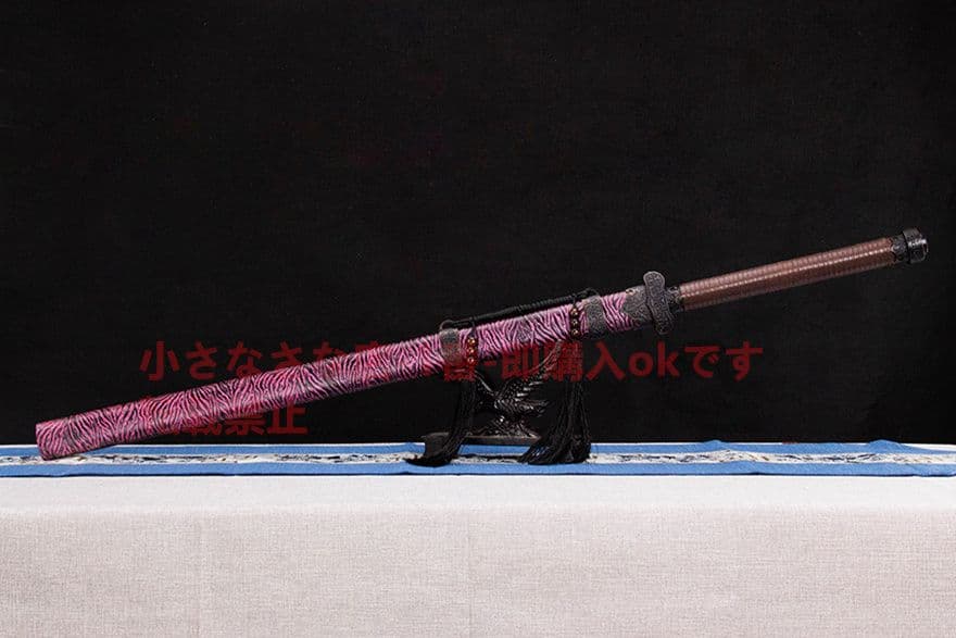 融流黒金古刀-高性能マンガン鋼 古兵器 武具　刀装具　日本刀　模造刀 居合刀