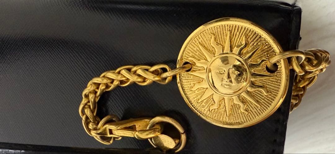 VERSACE ヴェルサーチ サンバースト ハンドバッグ バニティ 太陽