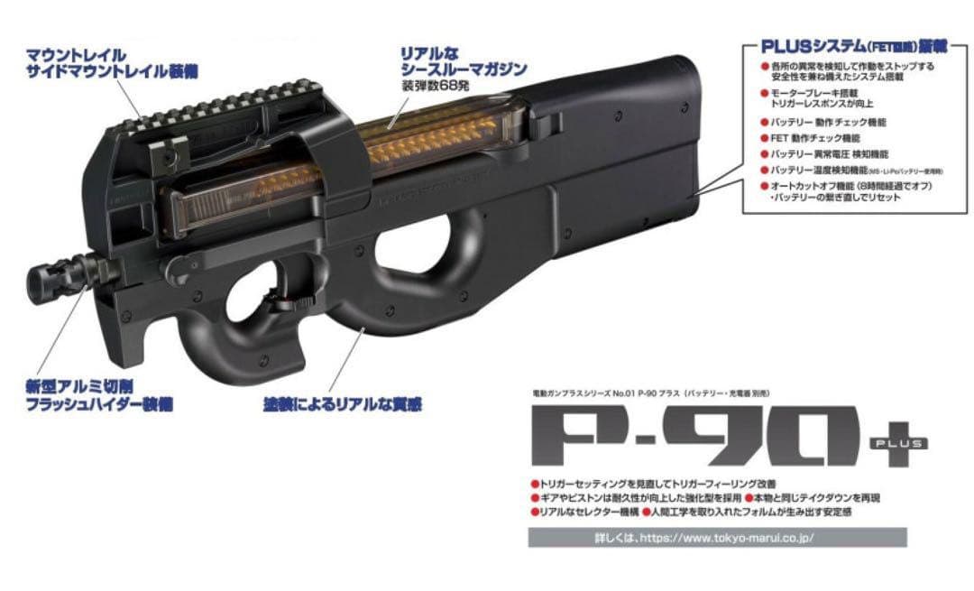【新品】東京マルイ P-90プラス