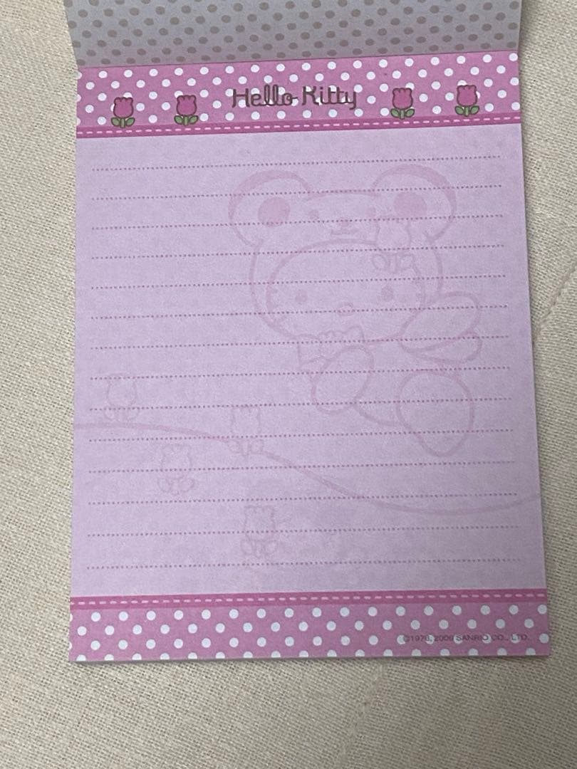 【レア 平成 当時物】ラスト1点！ ベアキティ メモ