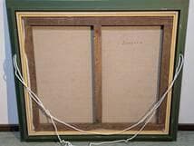 【模写】絵画　中川一政　油彩20号　春爛漫の果樹園　春の野に咲く木々　X124