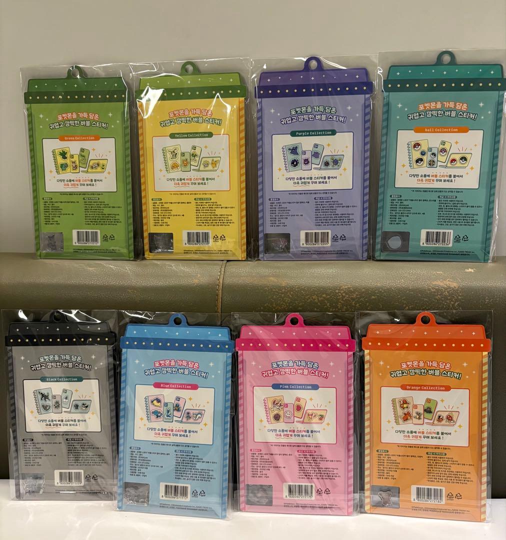 ポケモン メタモン ポップアップ バブルステッカー 8種コンプリートセット