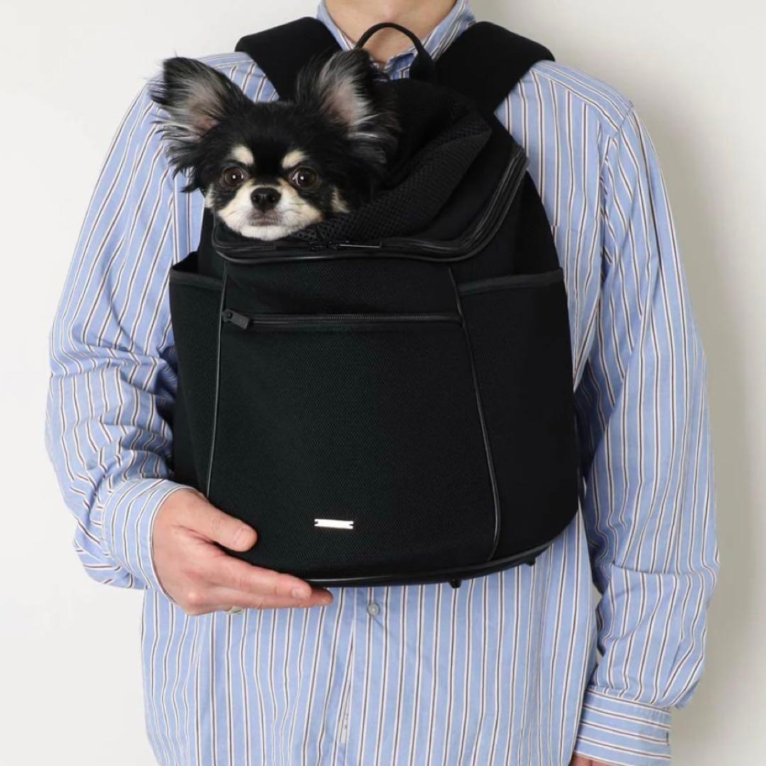 モンシェリ(mon cheri) 軽量メッシュ巾着リュック -BLACK / S