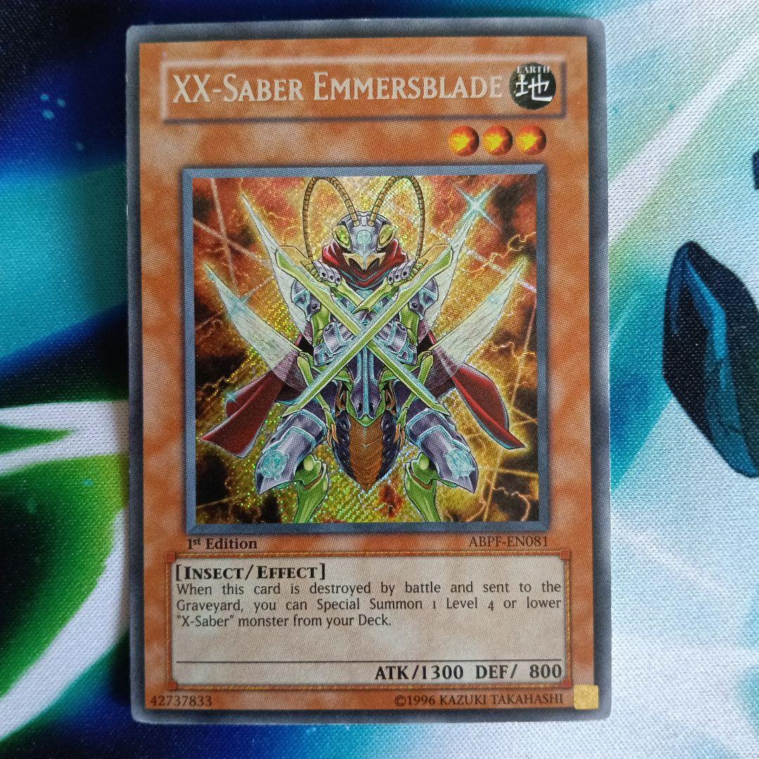 英語 XX-セイバー エマーズブレイド シークレットレア 1ST　３枚セット