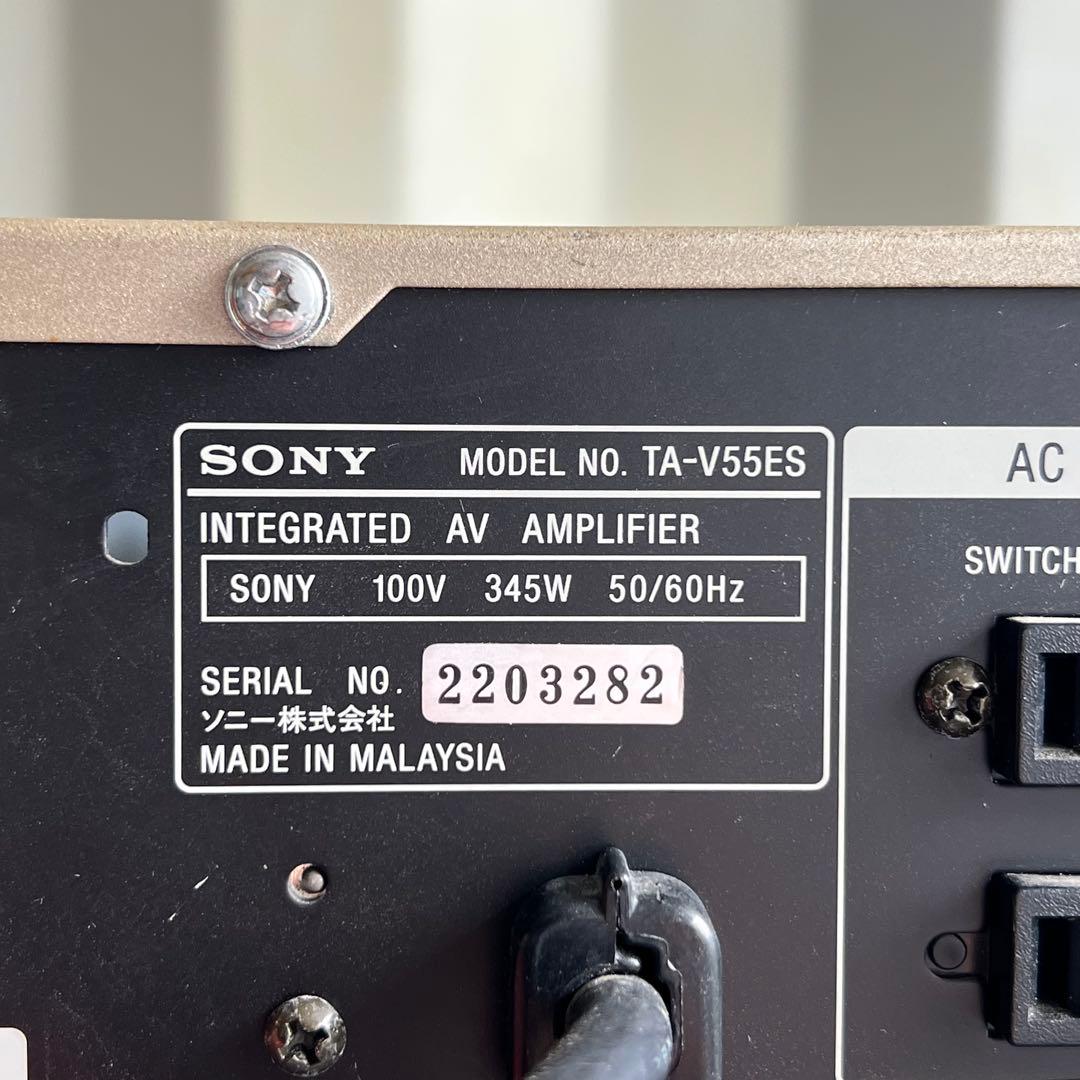 D83激安早い者勝ち✨　SONY AVアンプ V55ES ゴールド　オーディオ