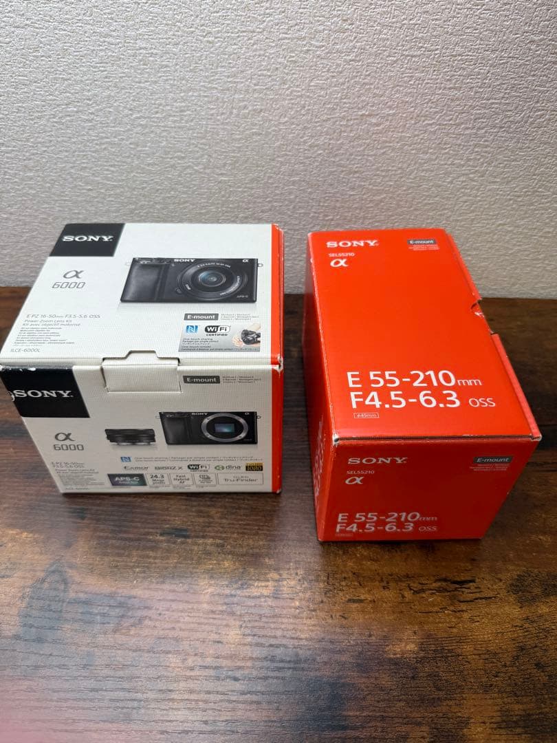 SONY α6000 E 55-210mm F4.5-6.3 OSS 2個セット