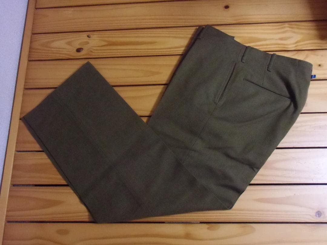 ★１９４０年代＊アメリカ軍＊８・８３　Ｍ３７ウールパンツ＊８７×７８（実物）