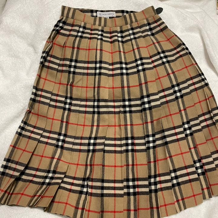 ★BURBERRS ノバチェック プリーツ スカート　160A ビンテージ 美品