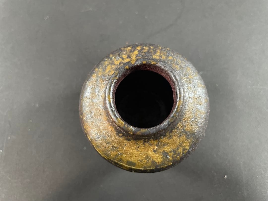 15 最終値下げ　原田陶月 備前 共箱 共布 茶入 仕服