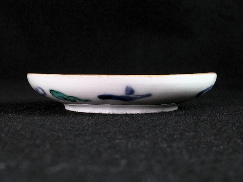 古伊万里　色絵　鳳凰に芭蕉葉の図　手塩皿　５枚　C193AS-VVu