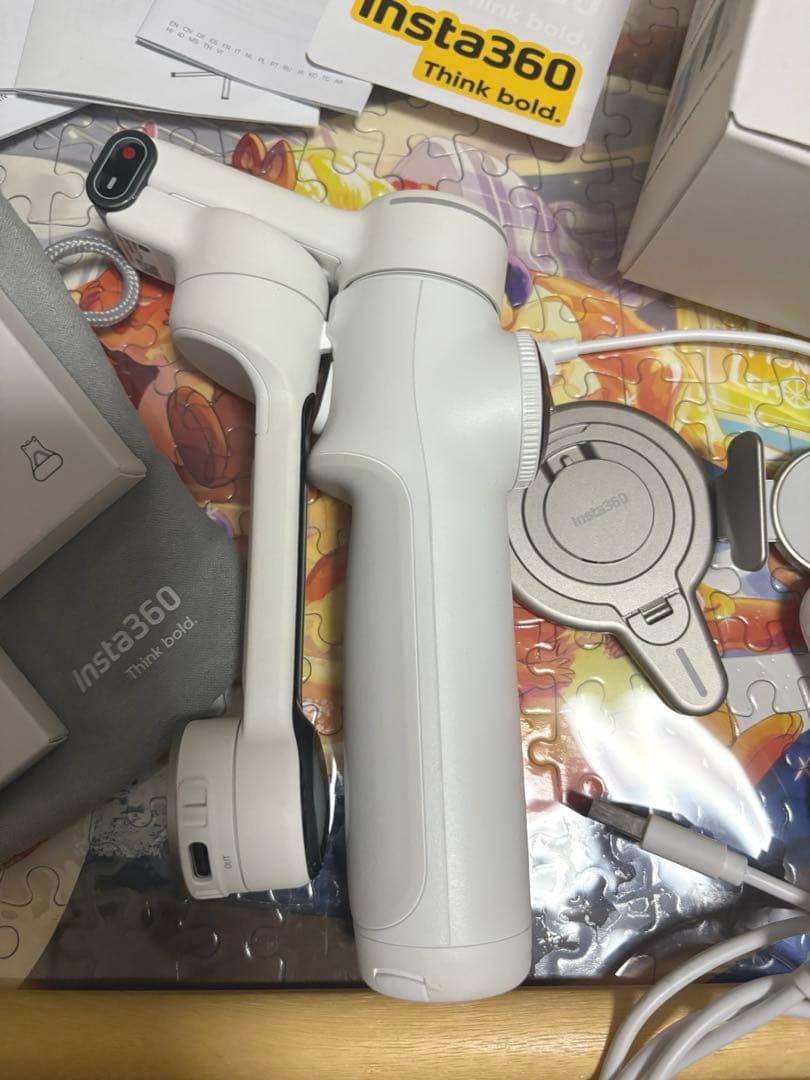 【美品】Insta360 Flow 2 Pro クリエイターキット ホワイト