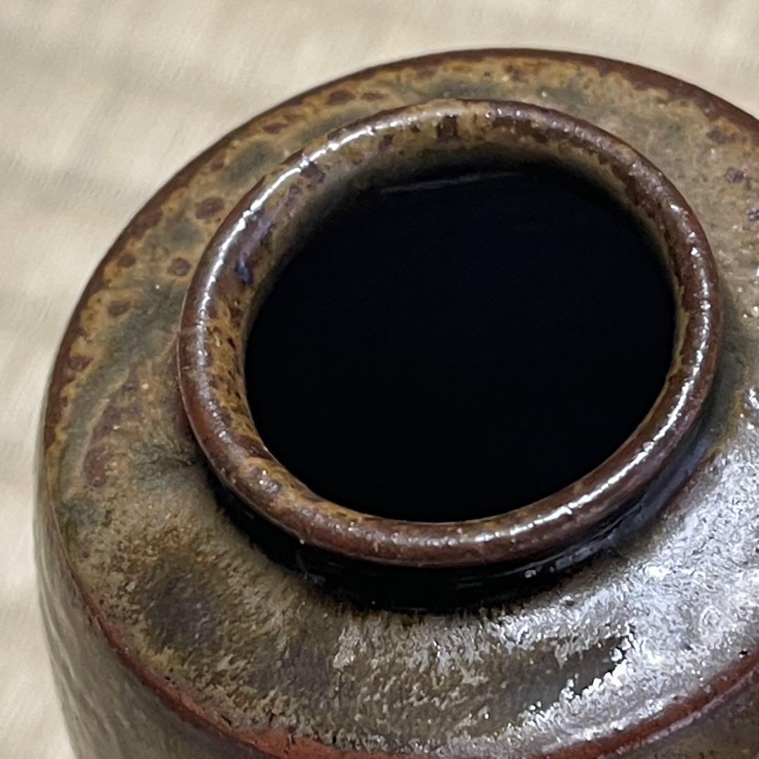 丹波焼 信水窯 茶入 茶道具 骨董品 292