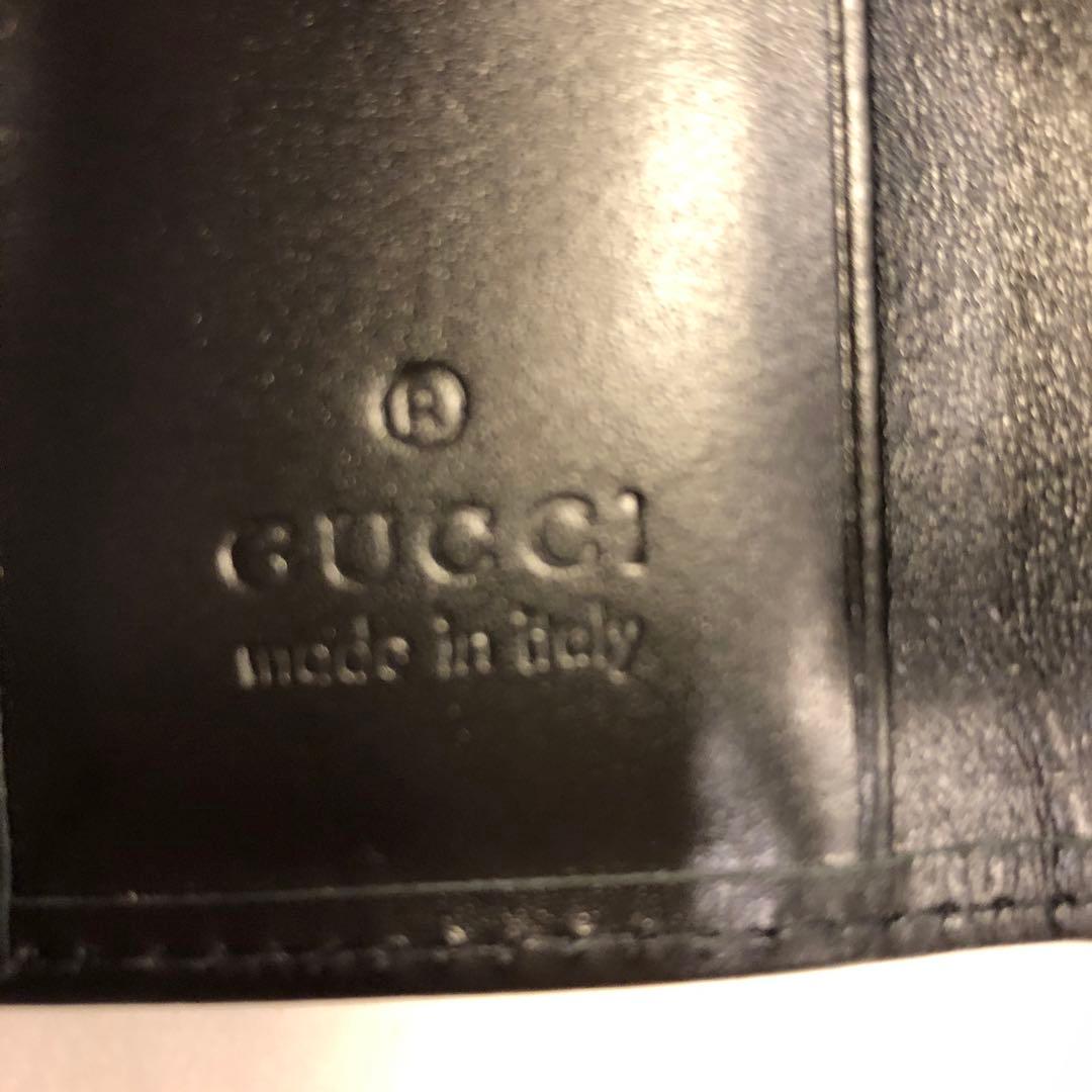 タ*ル様 再値下げ❣️GUCCI キーケース グレー ブラック