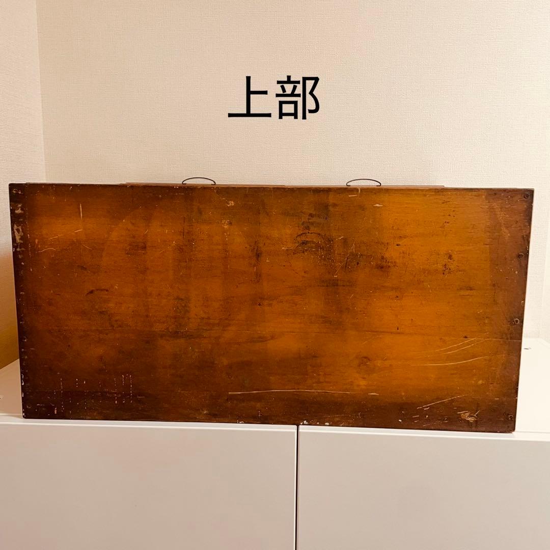 昭和レトロ　戸棚　ガラス戸　食器棚　アンティーク　古家具　木製