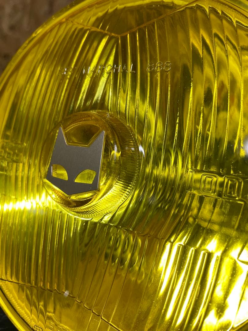 マーシャル 888 160パイ　レンズ 単品 イエロー160ミリ　ヘッドライト