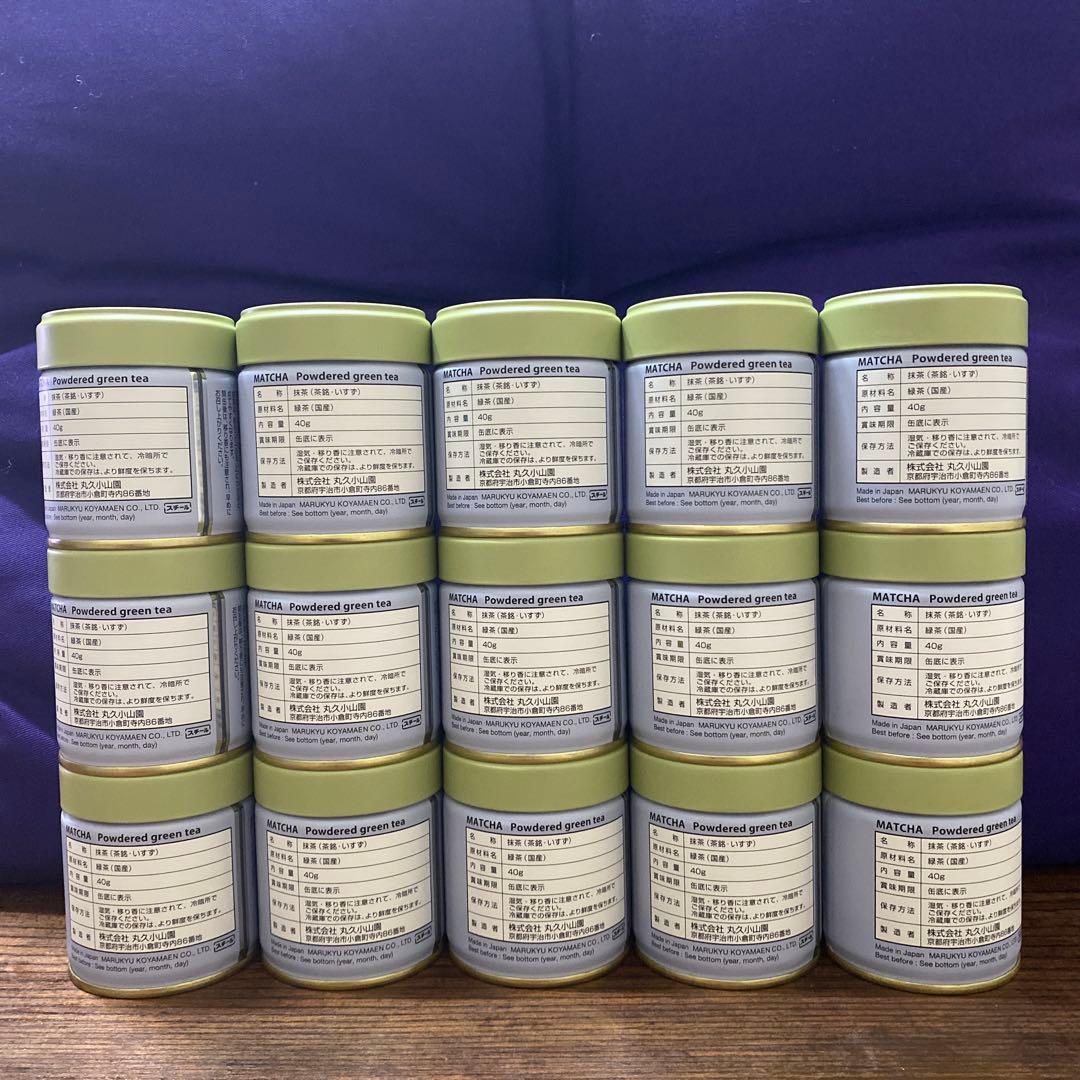 宇治 丸久小山園 抹茶 五十鈴 缶入 40g 12缶 小山園 ❶