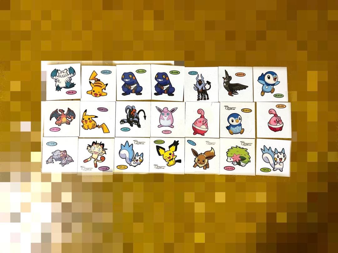 ポケモンパンシール180枚 1995年代から2010年代