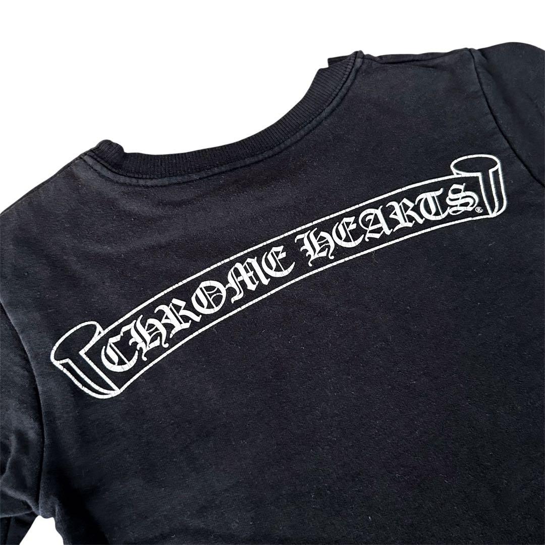 【大人気】クロムハーツ ホースシュー トレーナー キッズ 黒 120cm