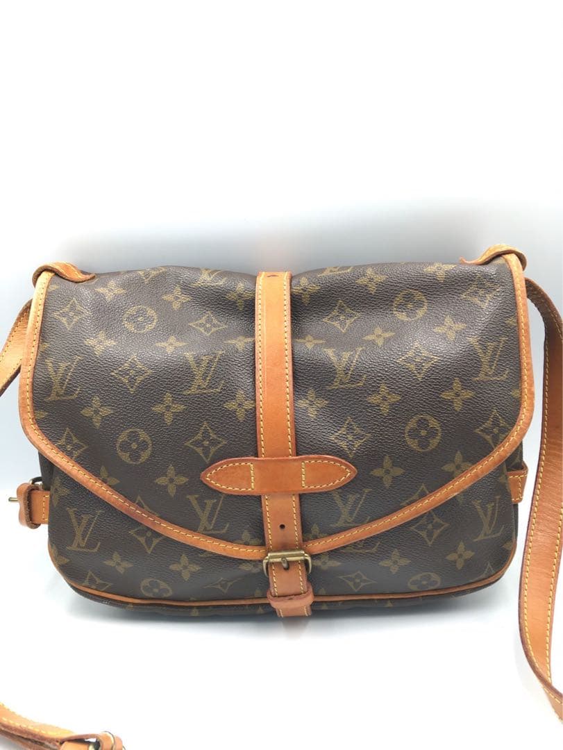 ルイヴィトン　モノグラム　ソミュール　ショルダーバッグ