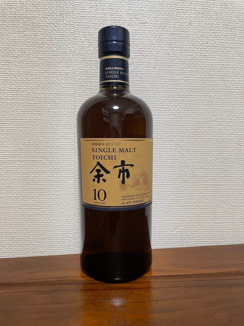 余市 シングルモルト 10年 45% 700ml 1本　箱無し
