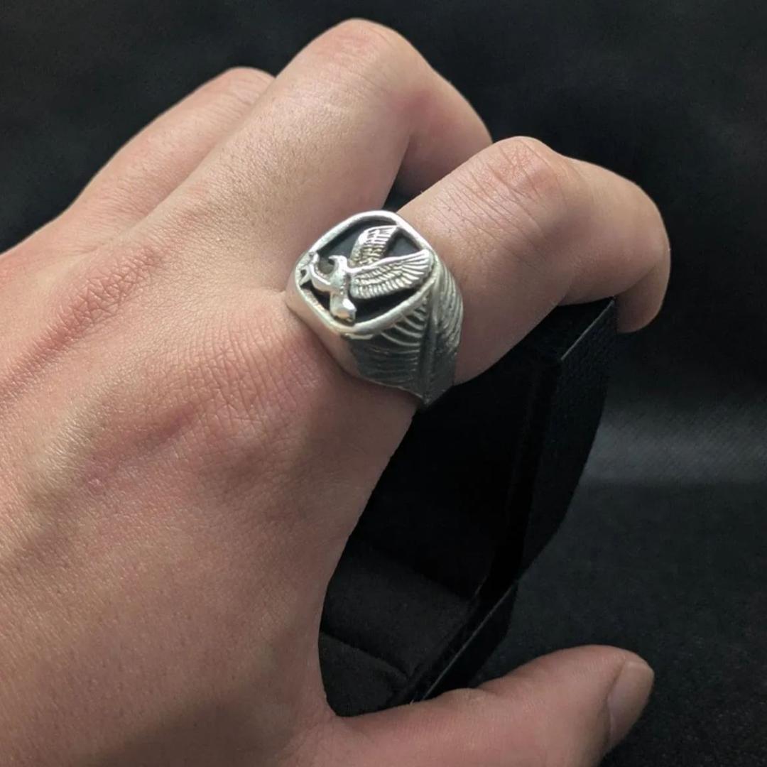 Wheeler Manufacturingスターリングシルバー シグネットリング