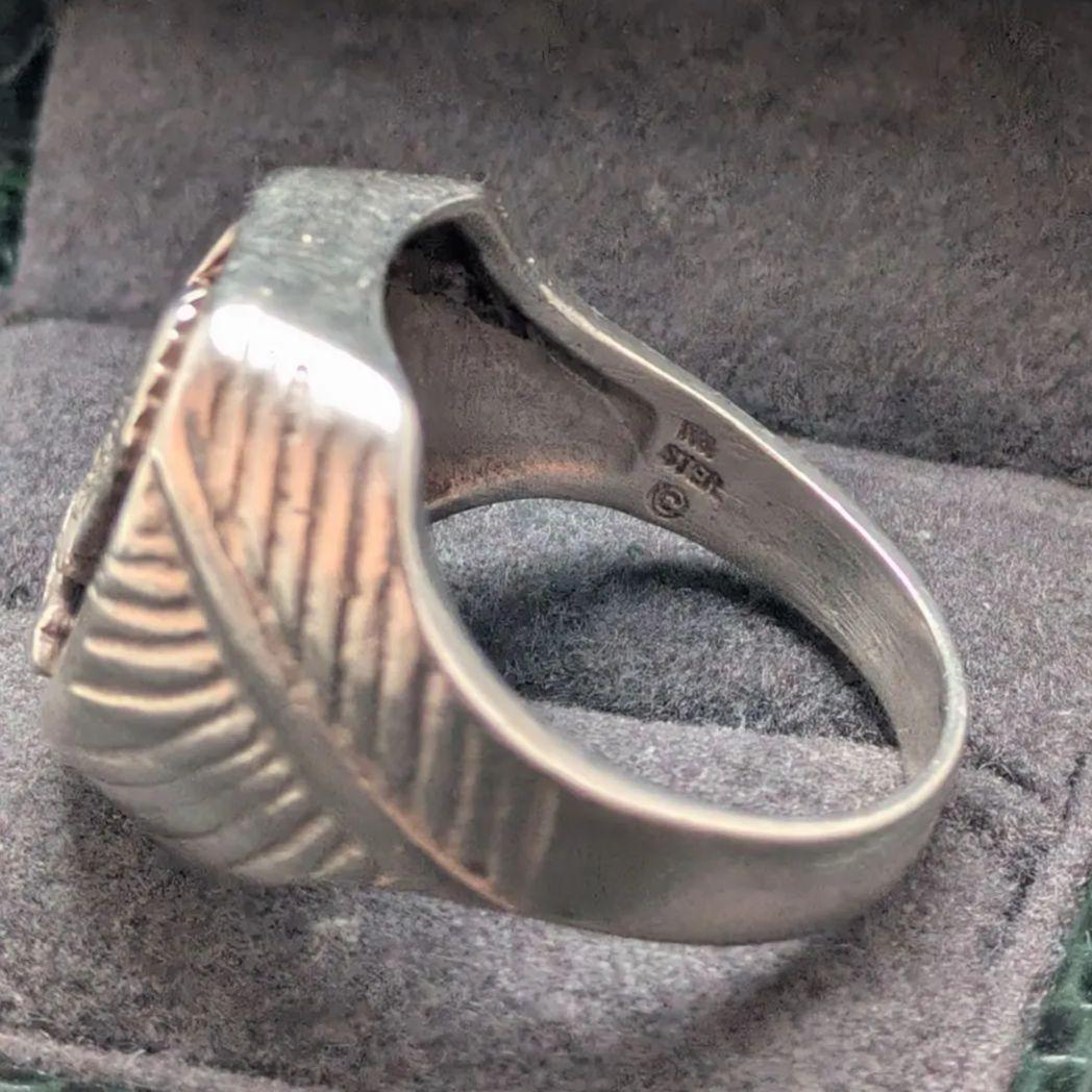 Wheeler Manufacturingスターリングシルバー シグネットリング