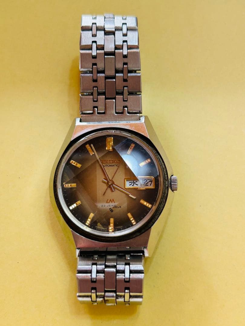 SEIKO ロードマチック　カットガラス 《ジャンク品》