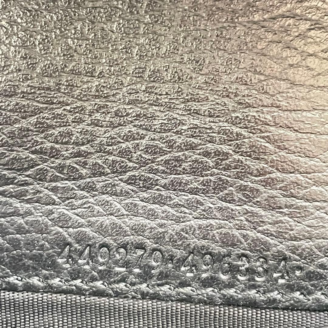 GUCCI グッチ 長財布 GG 金具 レザー ブラック 極美品　1220-③