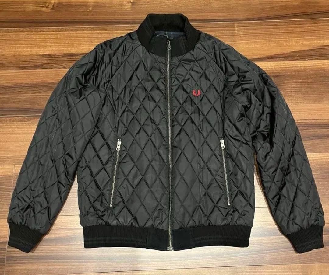 Fred Perry チェック キルティング ブルゾンリバーシブル