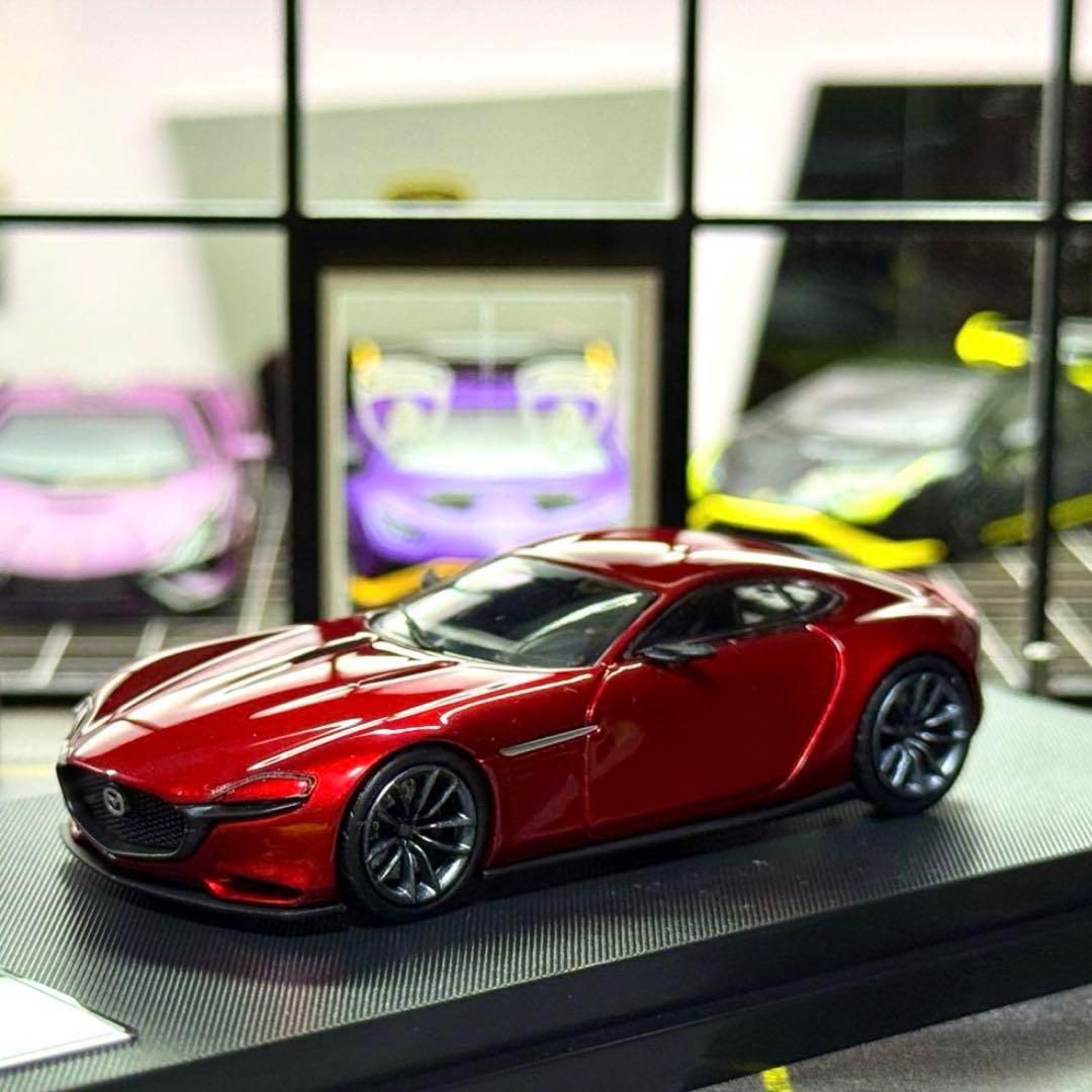 【新品】Mazda RX-Vision ミニカー レッド 1/64 マツダ