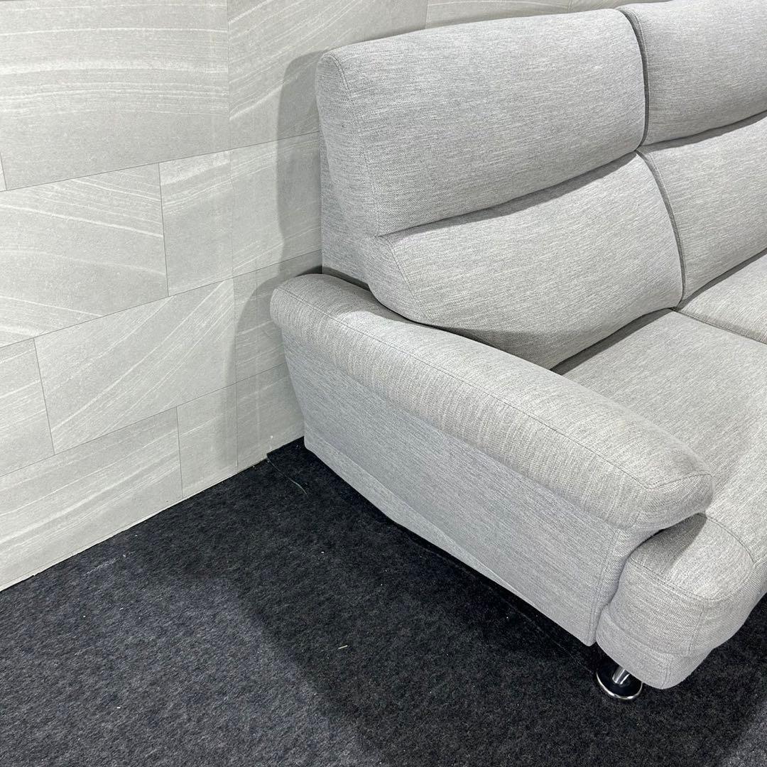 ニトリ ソファ 3人掛け 布張り NポケットA13 オットマンセット d3004