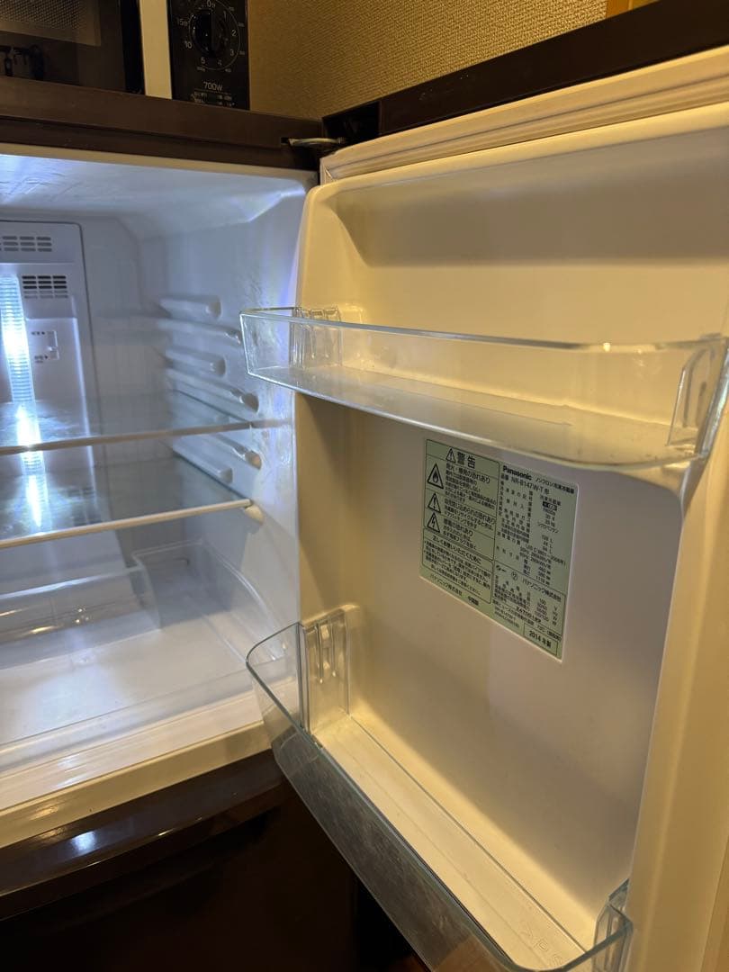 Panasonic NR-B147W 冷蔵庫 ダークブラウン