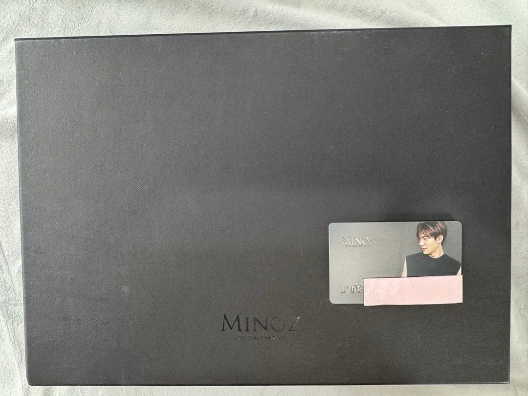 未使用　イ・ミンホ　MINOZ 韓国公式　2017年　会員カード付き