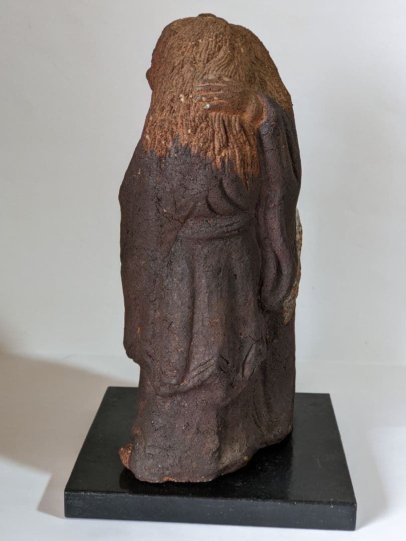 ⭐超希少！ 唐津焼 寒山拾得像 仏像 置物 仏教美術 遺品少数 古美術品 骨董品