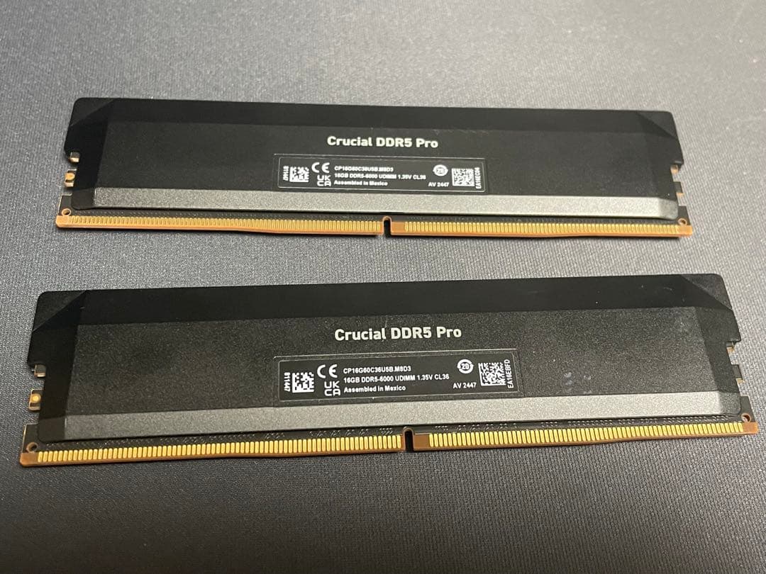Crucial メモリ 16GB×2枚 32GB DDR5-6000