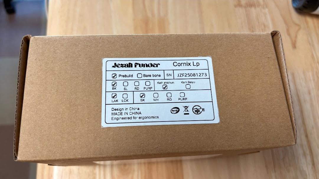 た*ろ様 JezailFunder Cornix LP ブラック(遊舎工房購入品